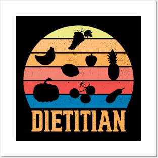 Retro Dietitian Posters and Art